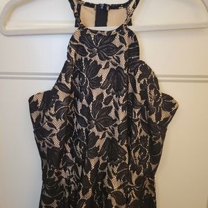 Black lace dress